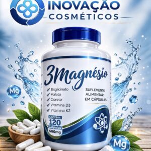 3 MAGNÉSIO | SUPLEMENTO ALIMENTAR EM CÁPSULAS - INOVANUTRY